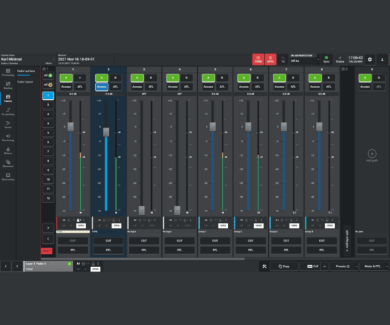 Faders On Calrec Assist 870 × 725Px 566X472